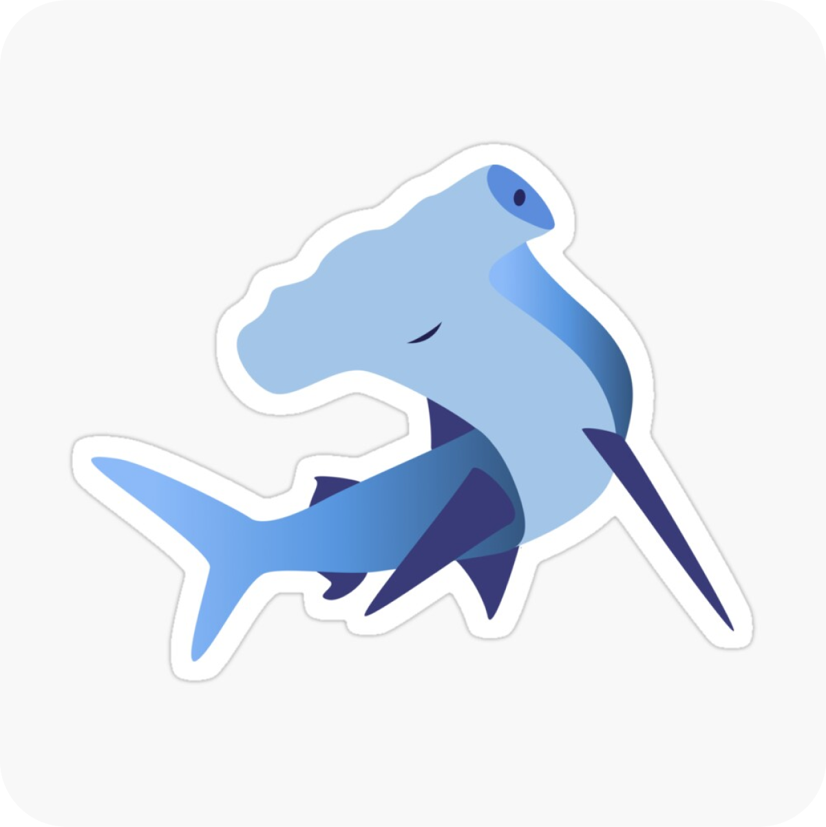 Hammerhead Shark Sticker