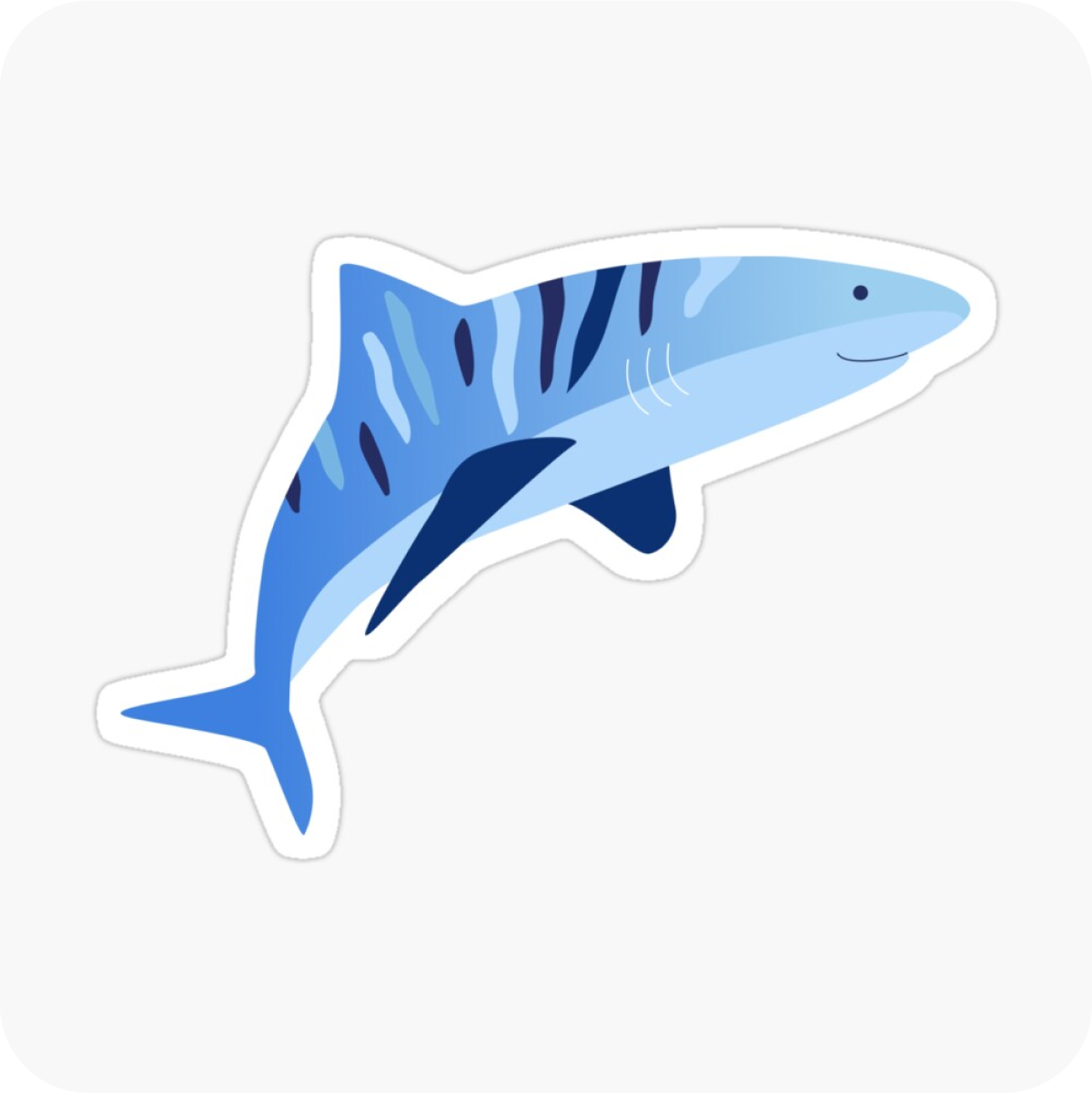 Tiger Shark Sticker
