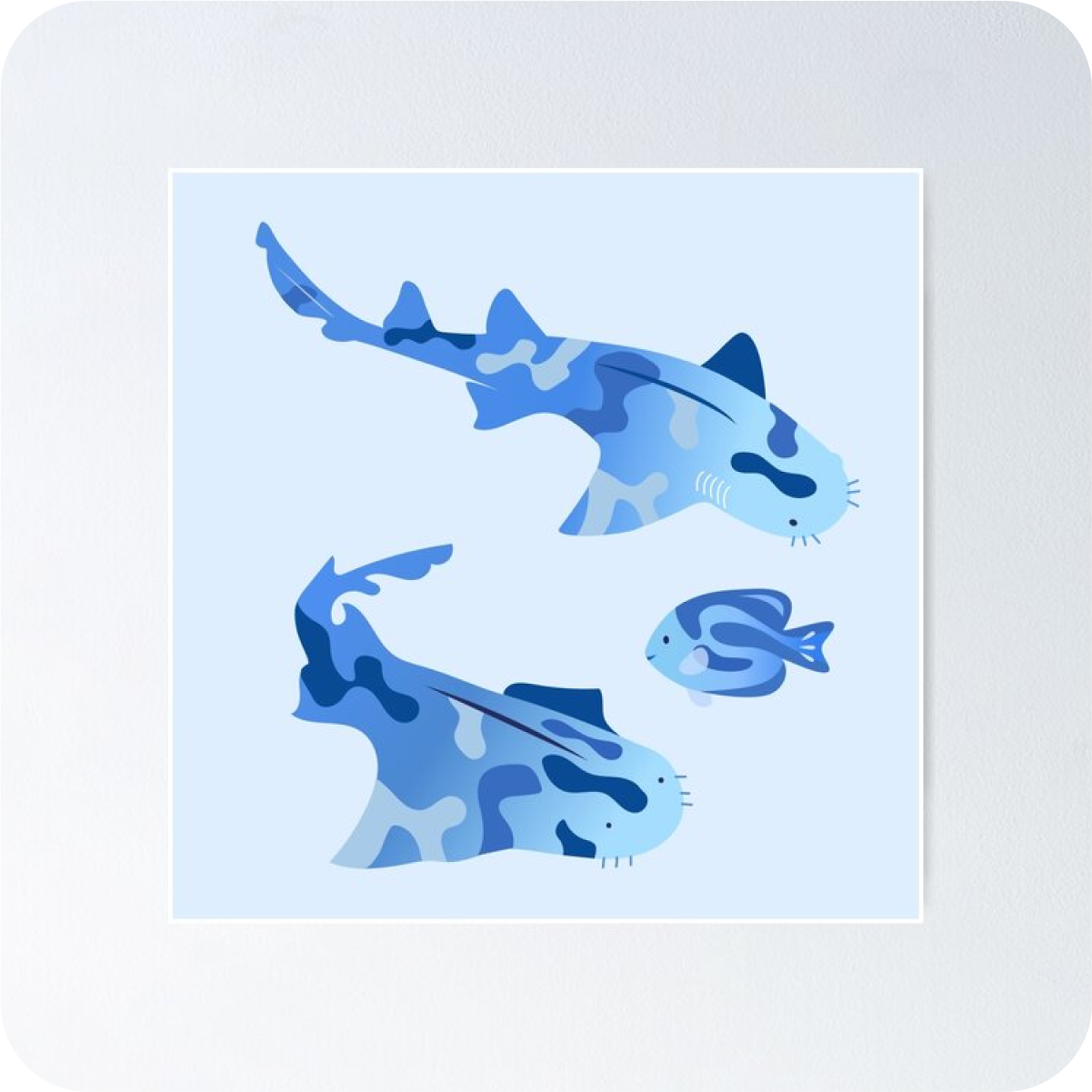 Wobbegong Shark Wall Print